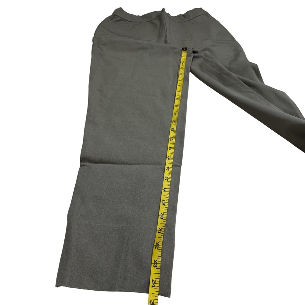 Mizrahi Live! Size 2 Light Olive Green Pull-On Pants Stretch Waist Faux Pockets - Picture 12 of 12